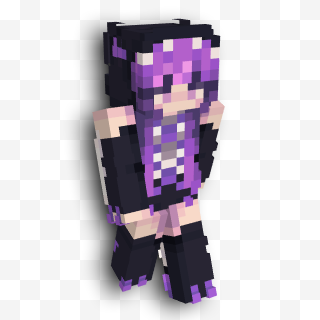 Made a custom skin for the ender dragon that makes it look like