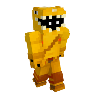Chrome Dino (3D) Minecraft Skin