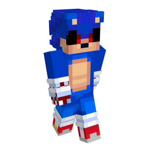 Sonic.exe Minecraft Skins