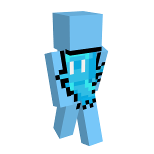 Blue Slime Minecraft Mob Skin