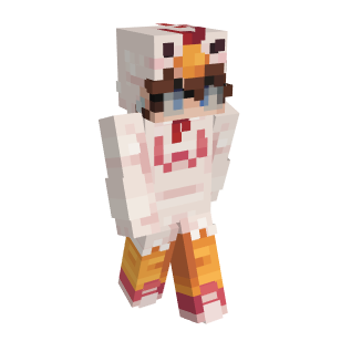 Mi skin de Chicken Gun en Minecraft, Casi me salió igualito mi skin  #stifflxr #minecraft #juegosandroid #skin, By Stiff LXR