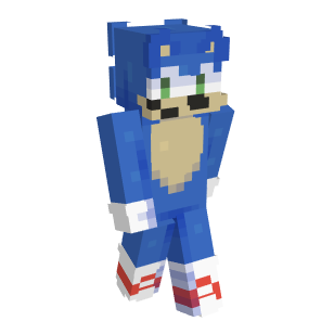 Majin Sonic  Minecraft Skin