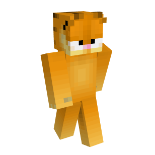orange cat skin minecraft planet