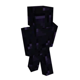 Obsidian/Bedrock Herobrine Skin! Minecraft Skin