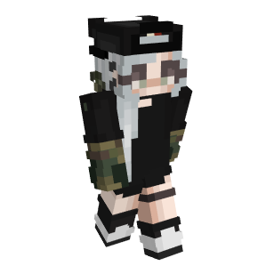 Cute Gangster Tomboy Girl, Minecraft Skin