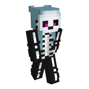 skeleton face minecraft