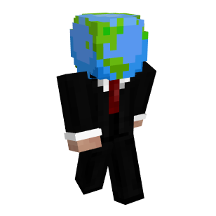 My minecraft earth skin!