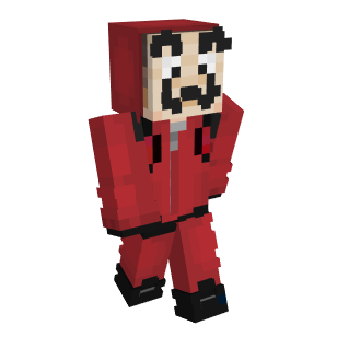 profesor de la casa de papel Minecraft Skin