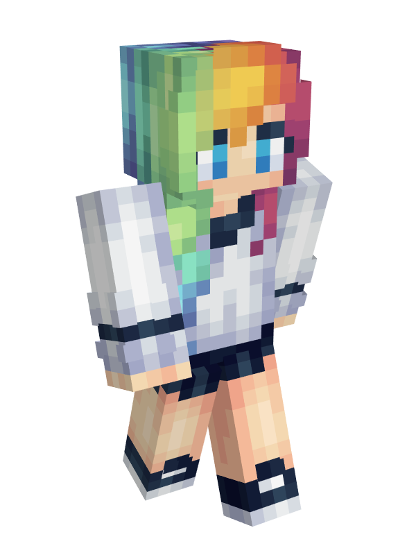 Rainbow Minecraft Skin