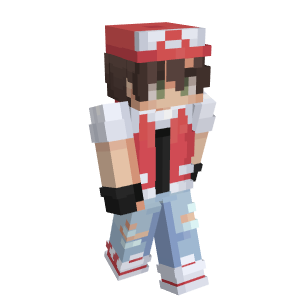 red de pokemon  Minecraft Skin