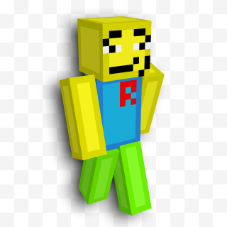 Roblox man face Minecraft Skin