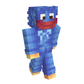 huggy wuggy minecraft skin download